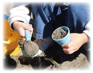 土あそびの写真